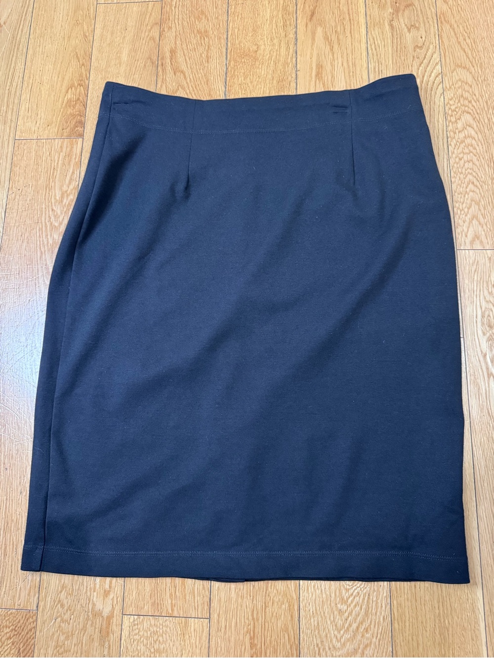 Eileen Fisher Black Classic Pencil Skirt